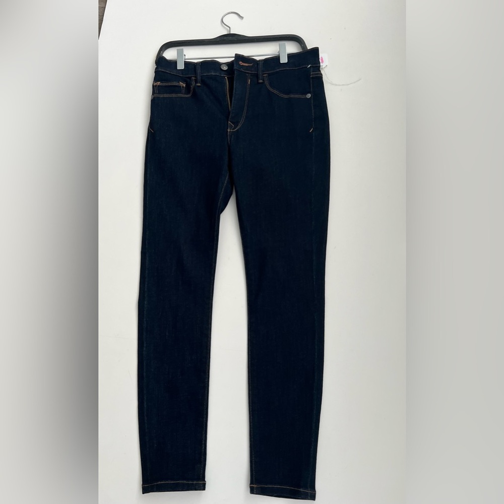 Express Women's Dark Wash Skinny Jeans.